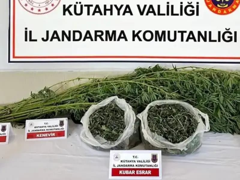 Kütahya'da Uyuşturucu Operasyonu: Tek Bir Kişi Dikkat Çekti