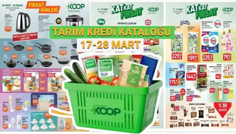 Tarım Kredi Kooperatif Marketleri'nde Mart İndirimleriyle Dolu Bir Hafta!