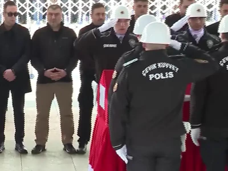 Katar'daki Helikopter Kazasında Şehitlerimize Veda Töreni