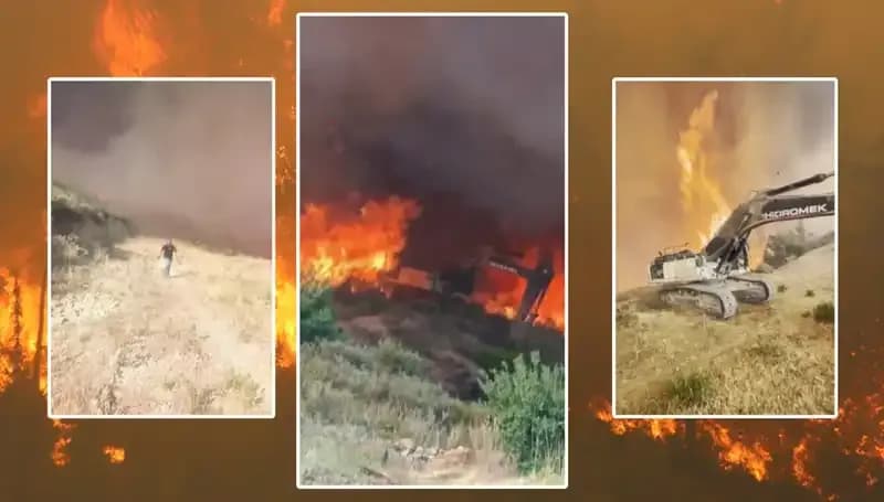 Alevlerin Ortasında Kalan Adamın Şok Edici İfadesi: "Etim Eriyor Gibi Hissettim"