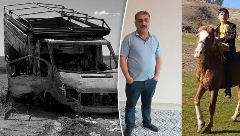 Diyarbakır'da Vahşice Öldürülen Baba ve Oğul Yan Yana Defnedildi