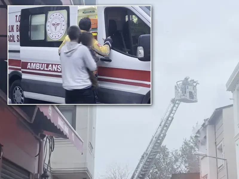 Fatih'te İki Katlı Binada Yangın: Mahsur Kalanlar Kurtarıldı