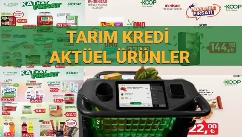 Tarım Kredi Kooperatifi Marketleri Nisan Ayı İndirimli Ürünleriyle Dikkat Çekiyor