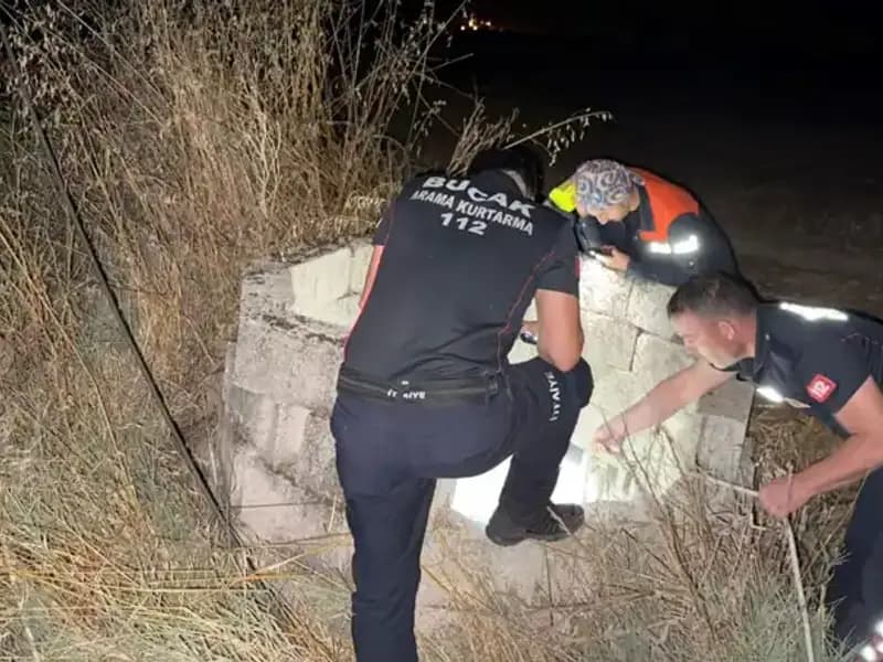 Burdur’da Kuyuya Düşen Kedi Kurtarma Operasyonu Gözleri Yaşarttı