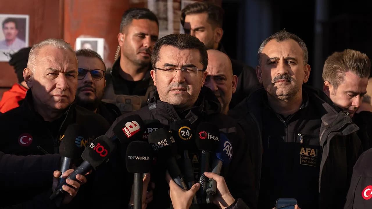 AFAD Başkanı Memiş: Sendaya'da Canlı İzine Rastlanmadı