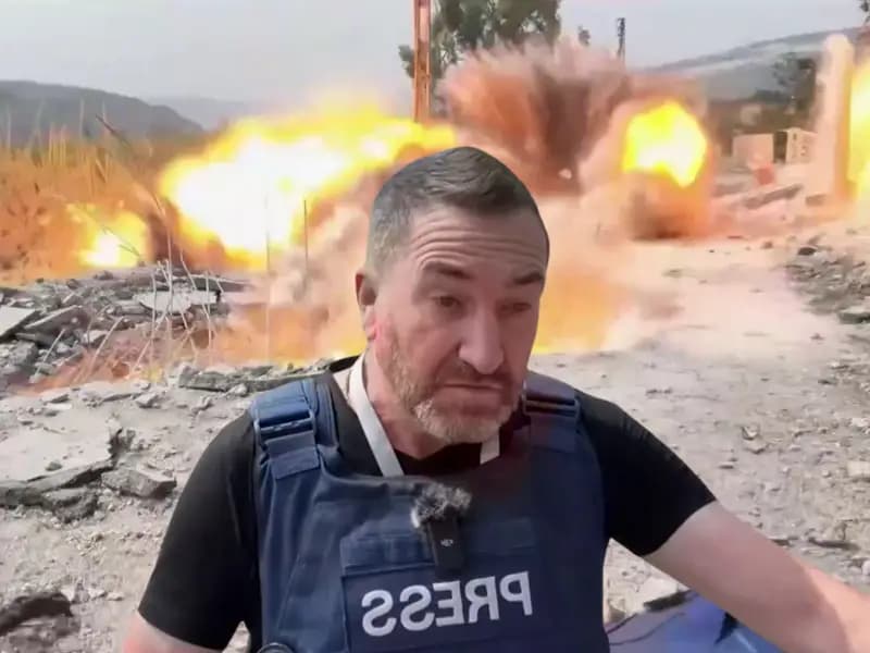 İsrail'in Lübnan Saldırılarında Rus Gazeteci Tehlike Atlattı