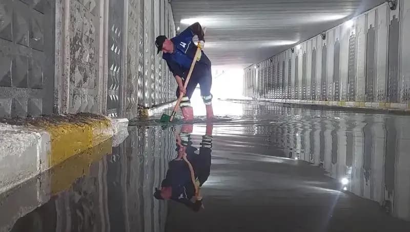 Erzurum’da Sağanak Yağmur Hayatı Olumsuz Etkiledi: Alt Geçitler Su İçinde Kaldı