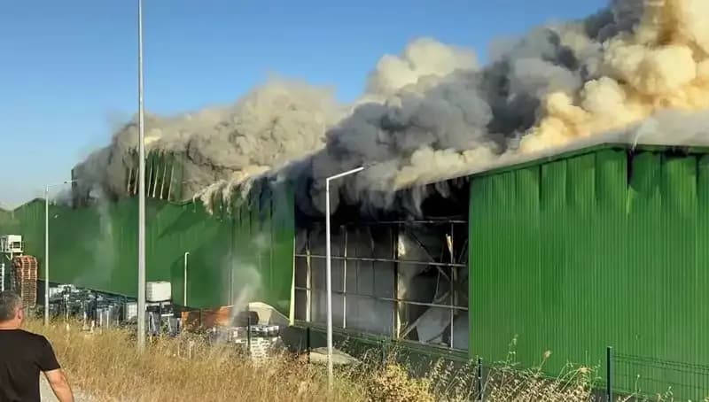 Balıkesir'deki Fabrika Yangınında İki İşçi Hayatını Kaybetti, Bir Tutuklama Yapıldı