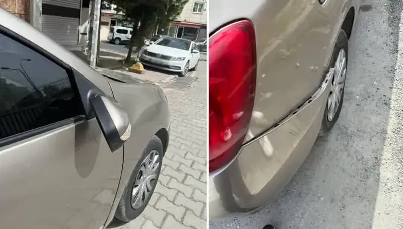 Motosikletli Magandanın Skandal Eylemi: Ayna Kırma ve Kavga İlanı