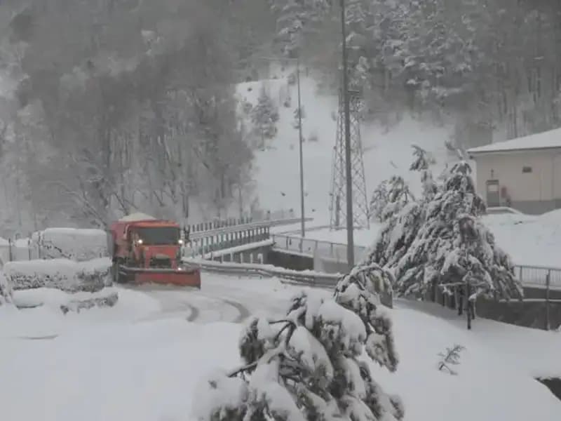 Bolu Dağı'nda Beklenmedik Kar Yağışı! Sürpriz Kış Manzaraları