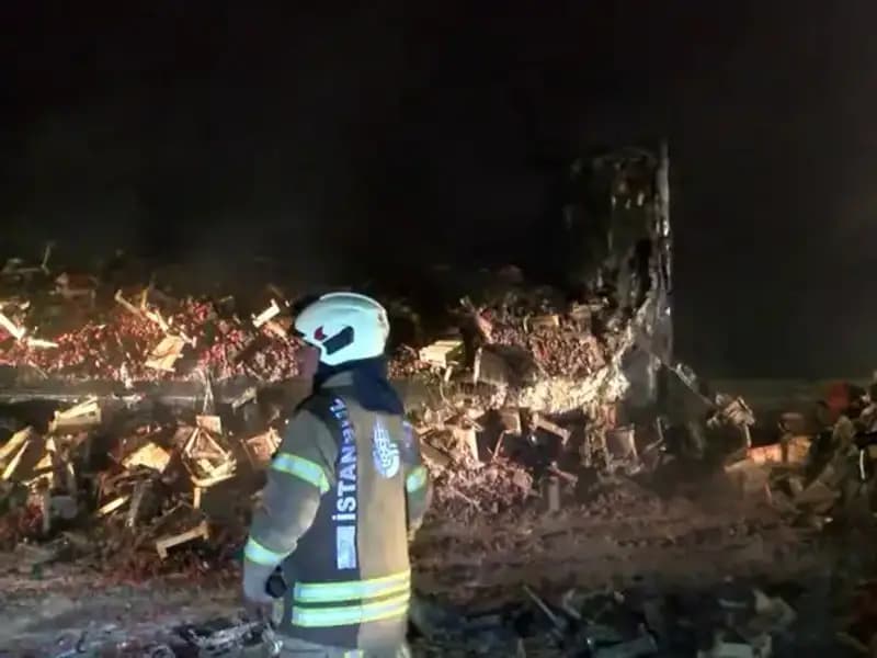 Çilek Yüklü TIR'da Büyük Yangın: 6 Ton Meyve Kül Oldu!