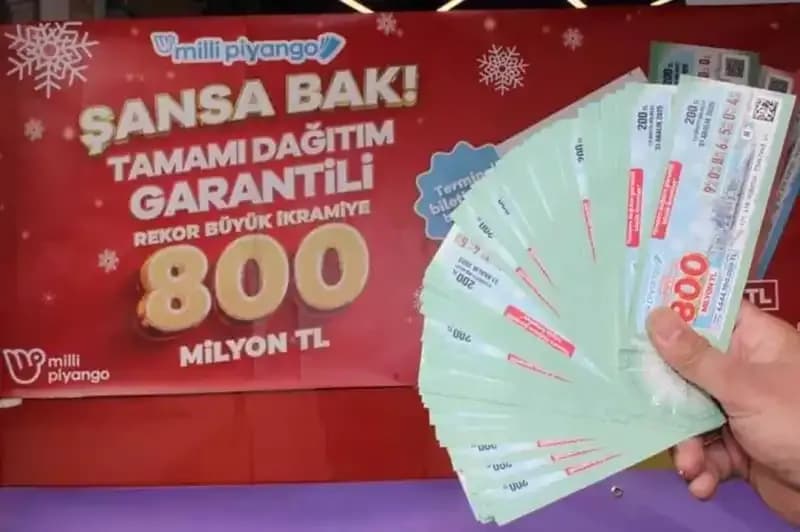 2026 Milli Piyango Yılbaşı Çekilişi: 800 Milyon TL İkramiye Ne Zaman?