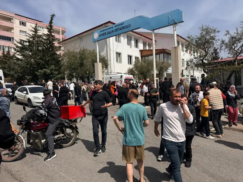 Kahramanmaraş Ortaokulunda Üzücü Silahlı Olay: 9 Ölü