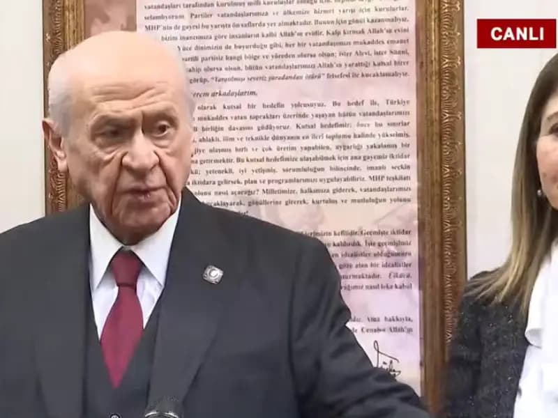 MHP Lideri Bahçeli'den İzzet Ulvi Yönter'in İstifası Hakkında Açıklama