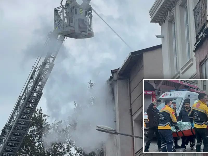 Fatih'te Yangın: Bir Can Kaybı, 5 Yaralı Hastaneye Kaldırıldı