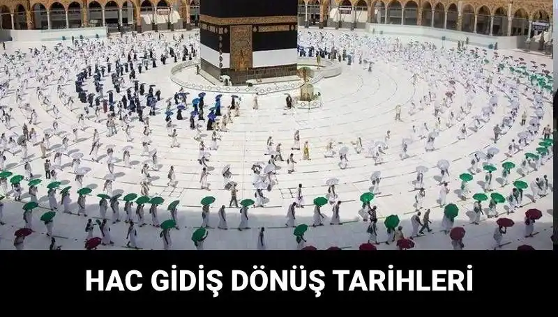 Hac Ziyareti İçin Kesin Tarihler Belli Oldu: 2025 Hac Gidiş Dönüş Tarihleri