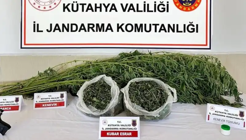 Kütahya'da Uyuşturucu Operasyonu: Tek Bir Kişi Dikkat Çekti