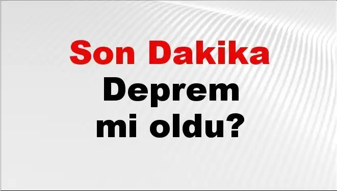 Kütahya'da Son Dakika Deprem: Neler Oluyor? İşte Tüm Detaylar!