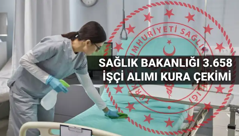 Sağlık Bakanlığı 2025'te 3.658 İşçi Alımı Kurası İçin Başvuru Tarihleri Belli Oldu!