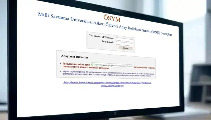 2025 MSÜ Sınav Sonuçları Sorgulama: ÖSYM AİS Sonuçları Açıklandı mı?