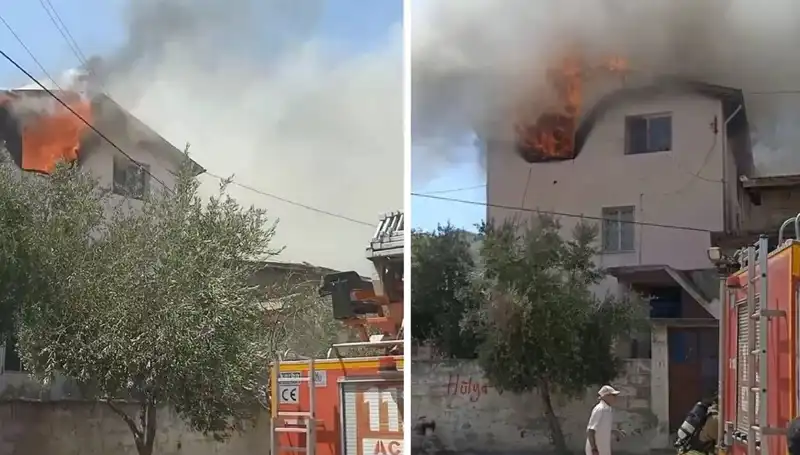 Hatay'da Korkutan Yangın: Üç Yaşındaki Çocuk Hastaneye Kaldırıldı