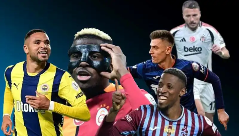 Süper Lig'de Gol Krallığı Yarışı: Osimhen, Banza ve En-Nesyri’nin Rekabeti